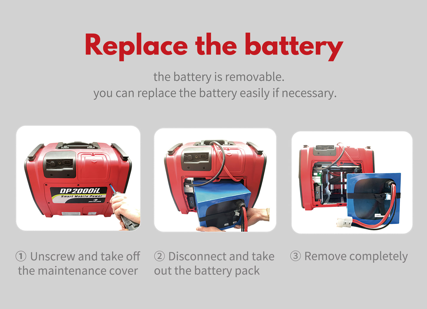Gen-Mate DP2500iL - Portable LFP Battery Generator